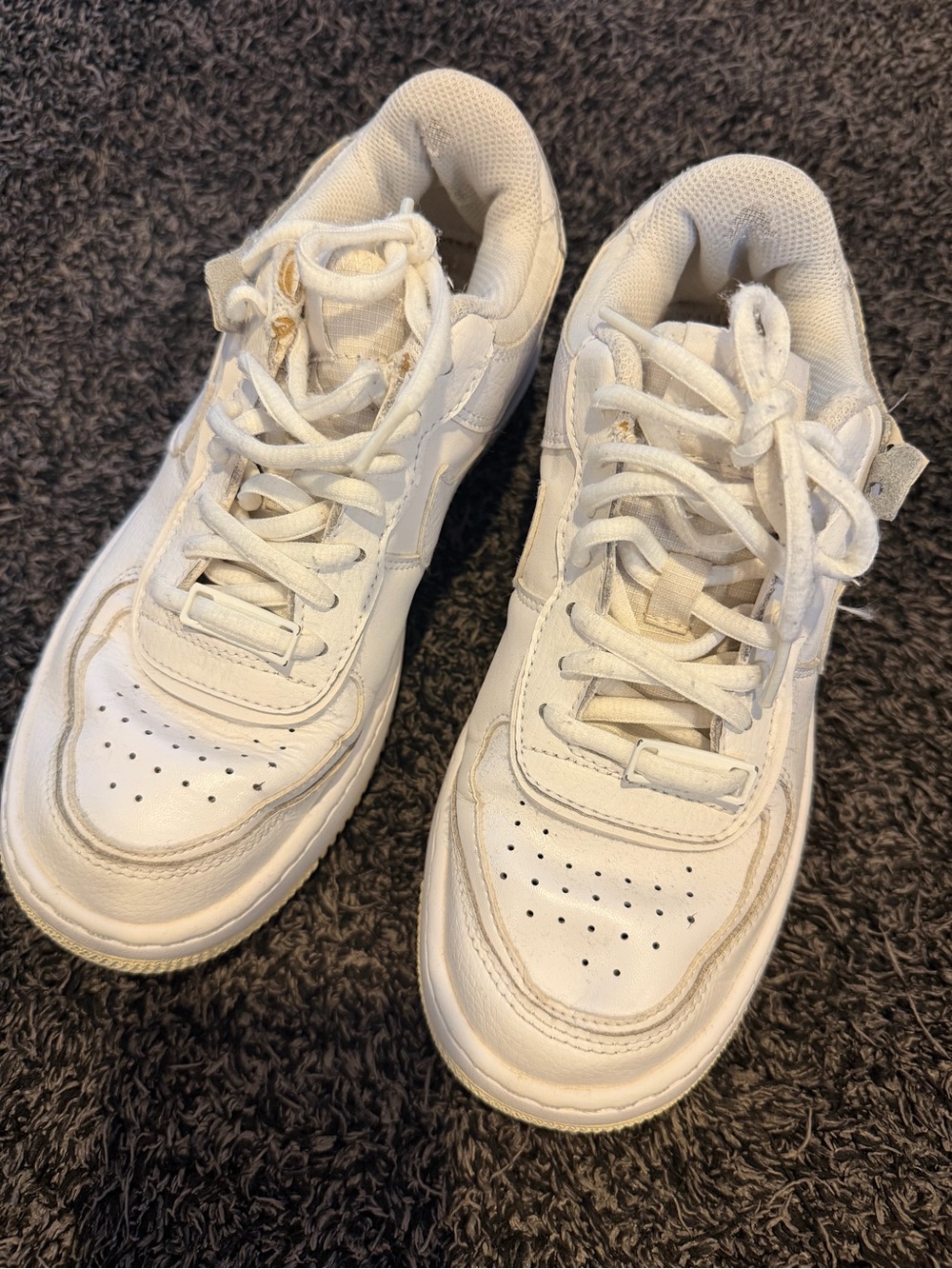 White Athletic Sneakers - Classic Lace-Up Comfort